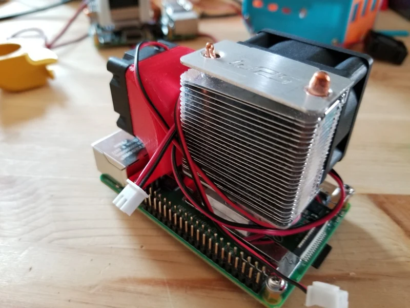Conduit de ventilation secondaire pour le Raspberry Pi Ice Tower Cooler