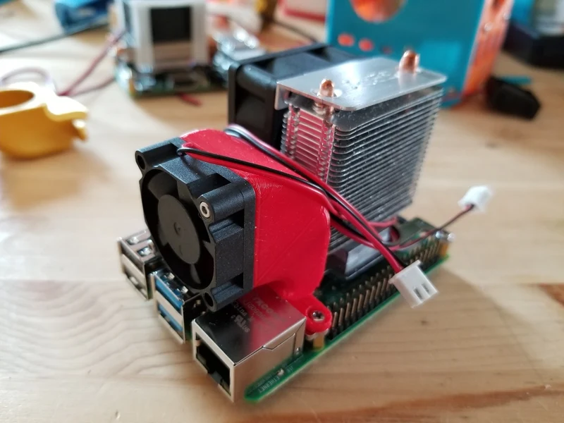Conduit de ventilation secondaire pour le Raspberry Pi Ice Tower Cooler