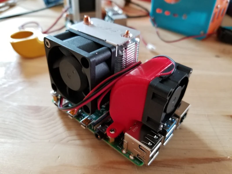 Conduit de ventilation secondaire pour le Raspberry Pi Ice Tower Cooler