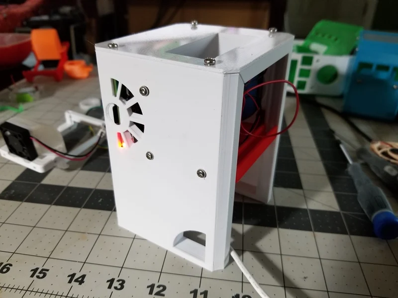 Vertical Enclosure Dual Fan Mod pour Raspberry Pi 4