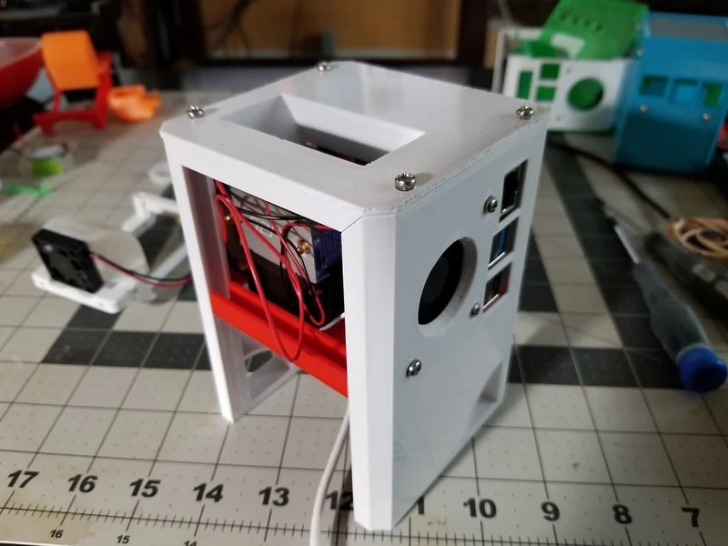 Vertical Enclosure Dual Fan Mod pour Raspberry Pi 4