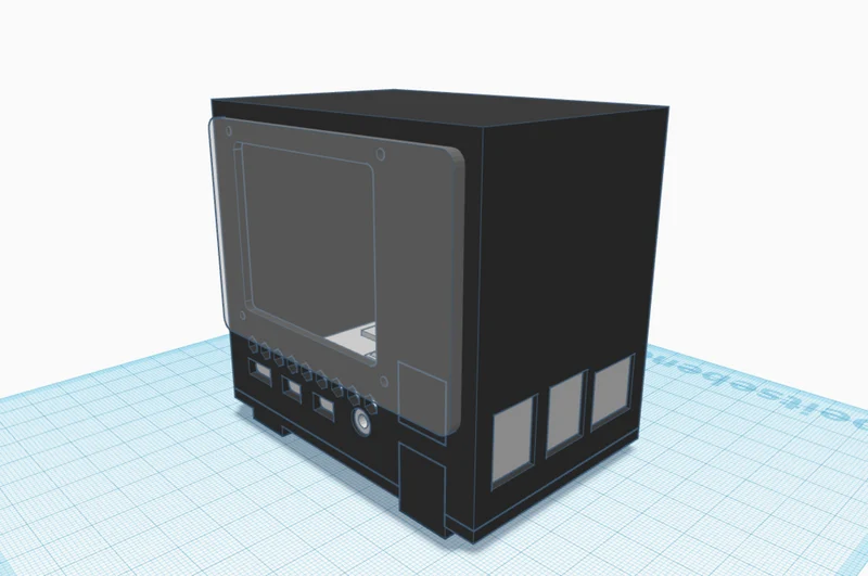 Etui minimaliste pour Raspberry Pi 4 (compatible avec le refroidisseur Ice Tower)