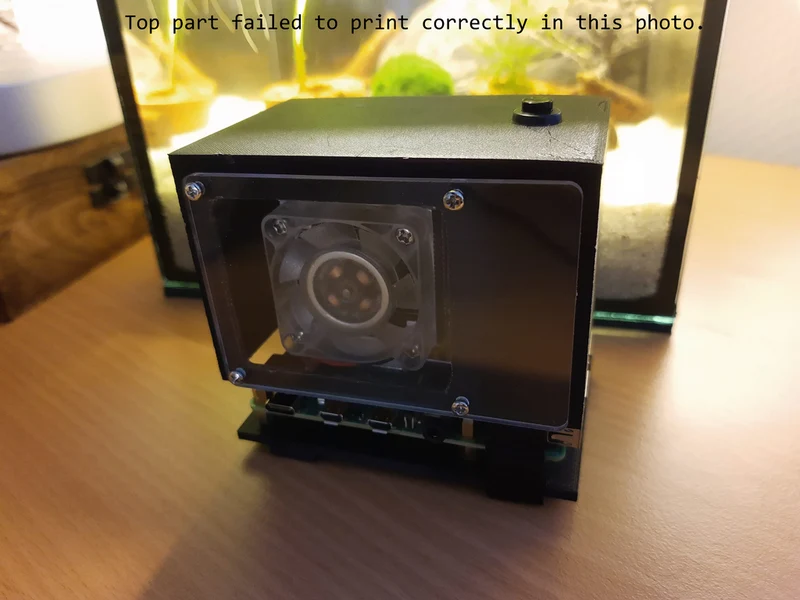 Etui minimaliste pour Raspberry Pi 4 (compatible avec le refroidisseur Ice Tower)