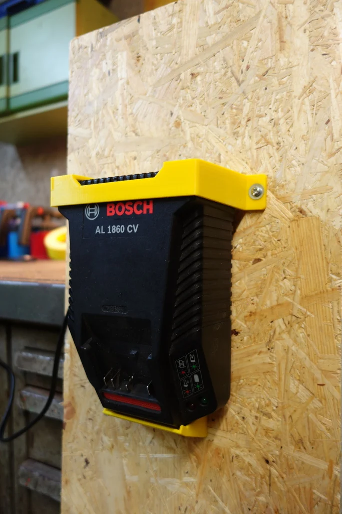 Support mural pour chargeur BOSCH AL 1860 CV / BC 630 (2 pièces)