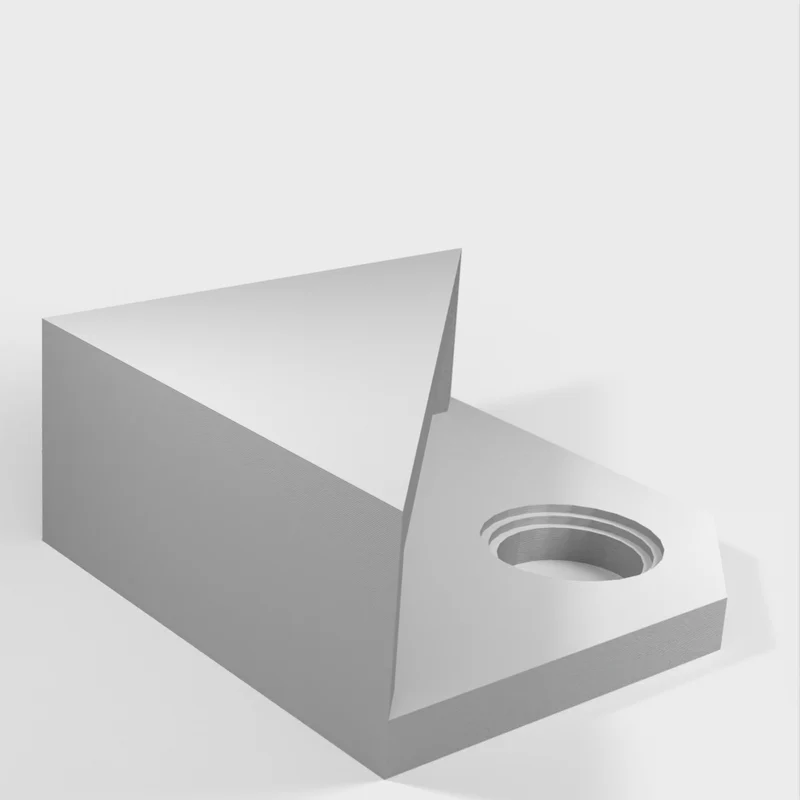Montage simple du miroir pour le coin