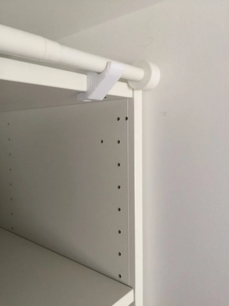 Support de rideau sans vis pour armoire IKEA