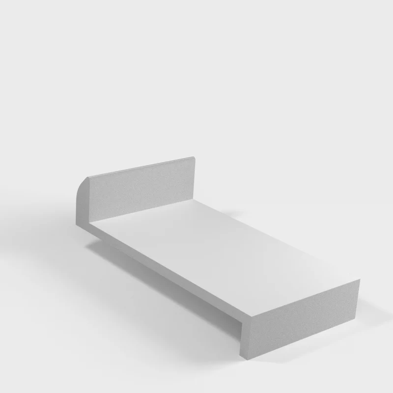 Support vertical super simple pour ordinateur portable pour bureau / mur