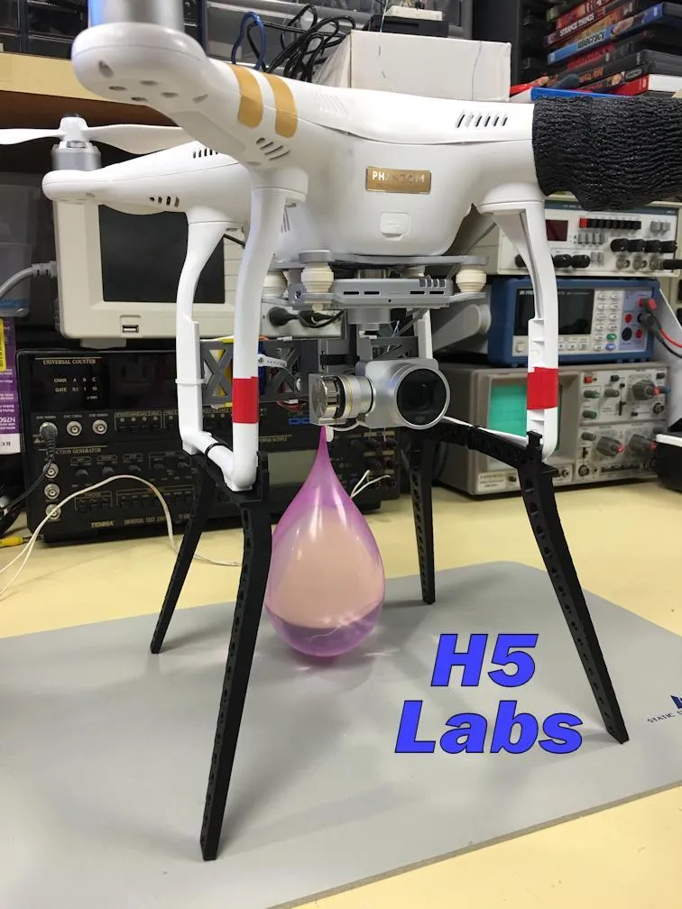 Extensions de jambes DJI Phantom 135 mm pour une garde au sol et une capacité de charge supplémentaires