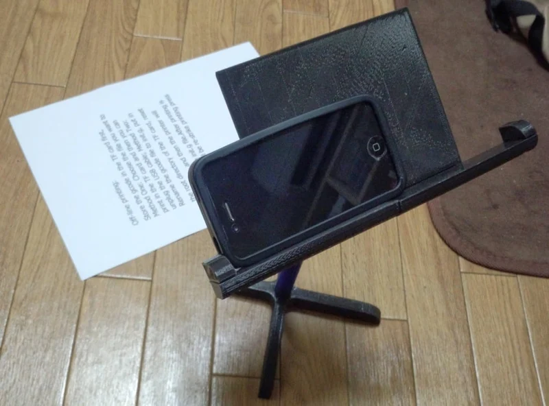 Scanner sur pied : support pour smartphone/tablette pour la numérisation de documents