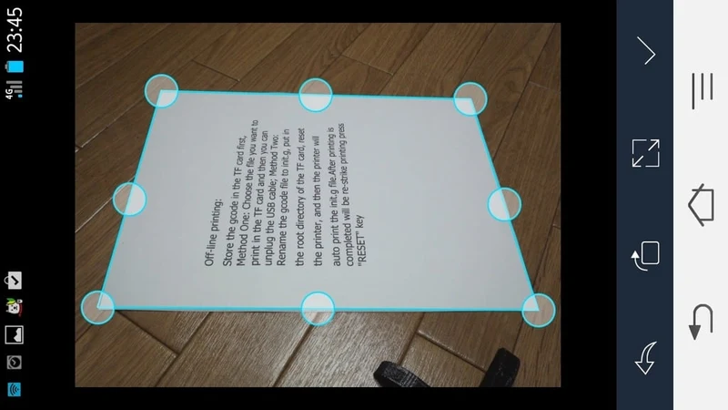 Scanner sur pied : support pour smartphone/tablette pour la numérisation de documents