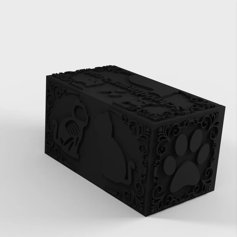 Impression 3D du chat de Schrödinger, démonstration physique de la théorie de la mécanique quantique