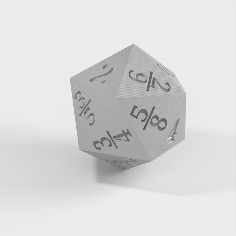 Fractions et opérations arithmétiques Cubes pour exercices de mathématiques