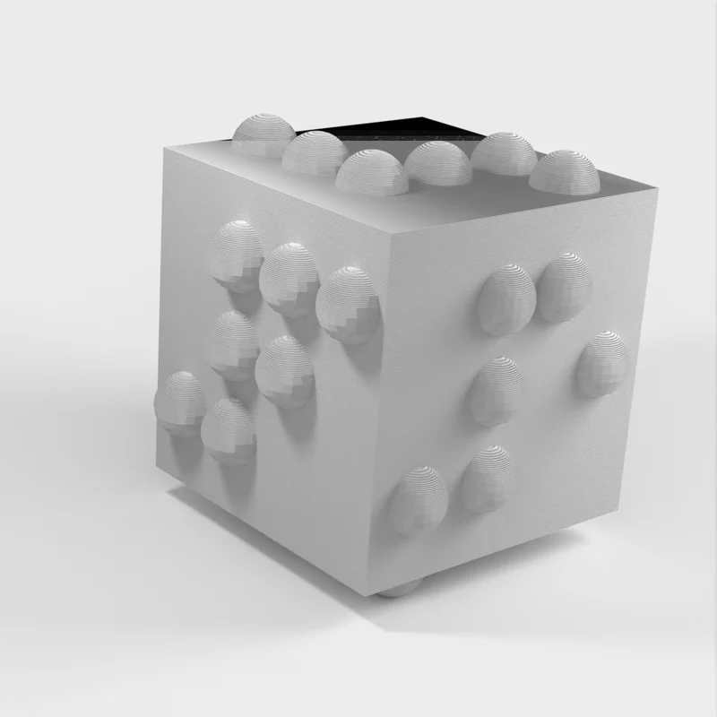 Dés en braille pour les personnes malvoyantes