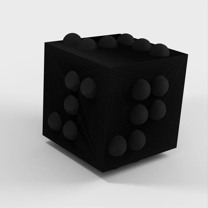 Dés en braille pour les personnes malvoyantes