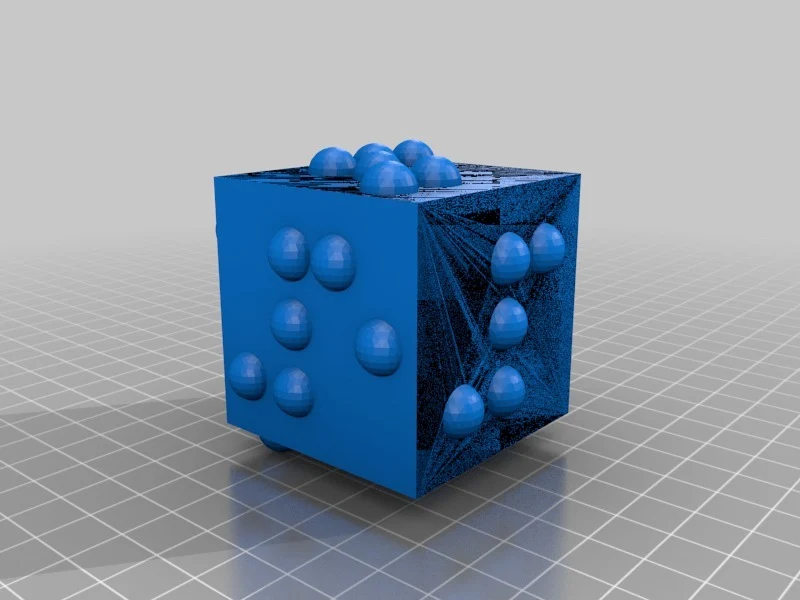 Dés en braille pour les personnes malvoyantes