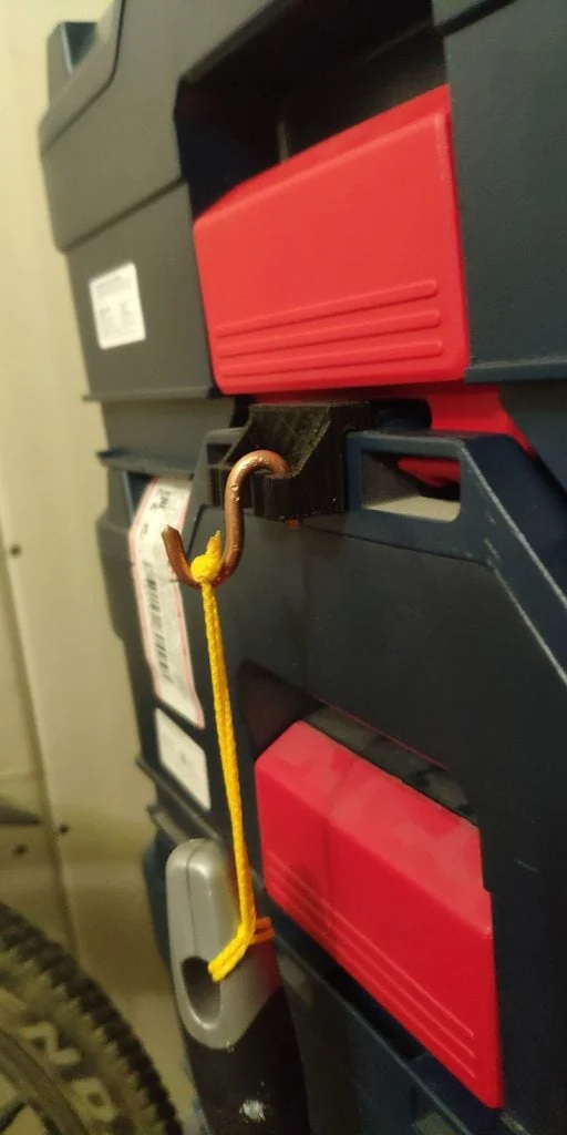 Clip de montage latéral pour boîte à outils Bosch L-Boxx