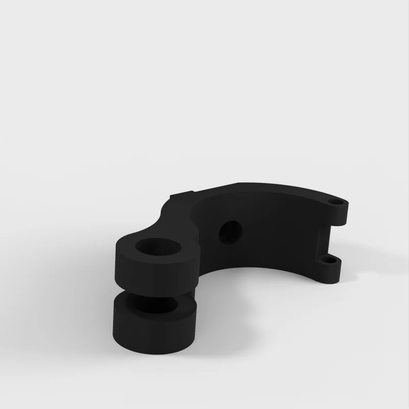 Support de lumière de vélo Degbit pour guidon de 32 mm
