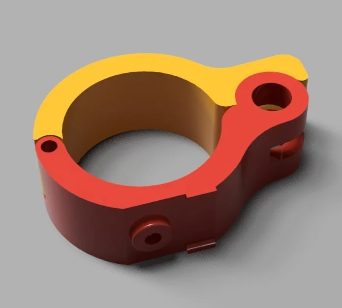 Support de lumière de vélo Degbit pour guidon de 32 mm