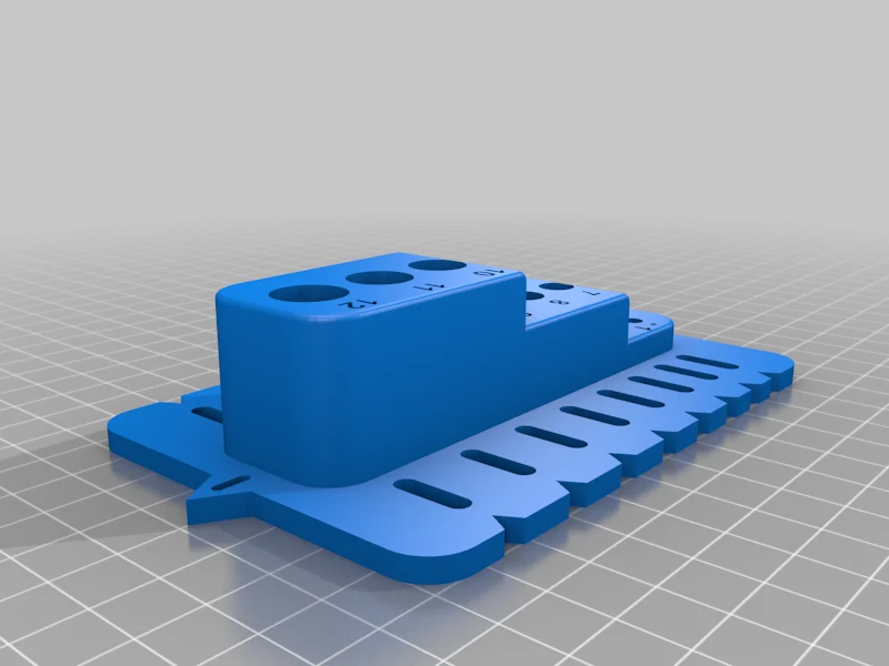 Bloc de guidage de perçage portable avec trous métriques et points de réglage