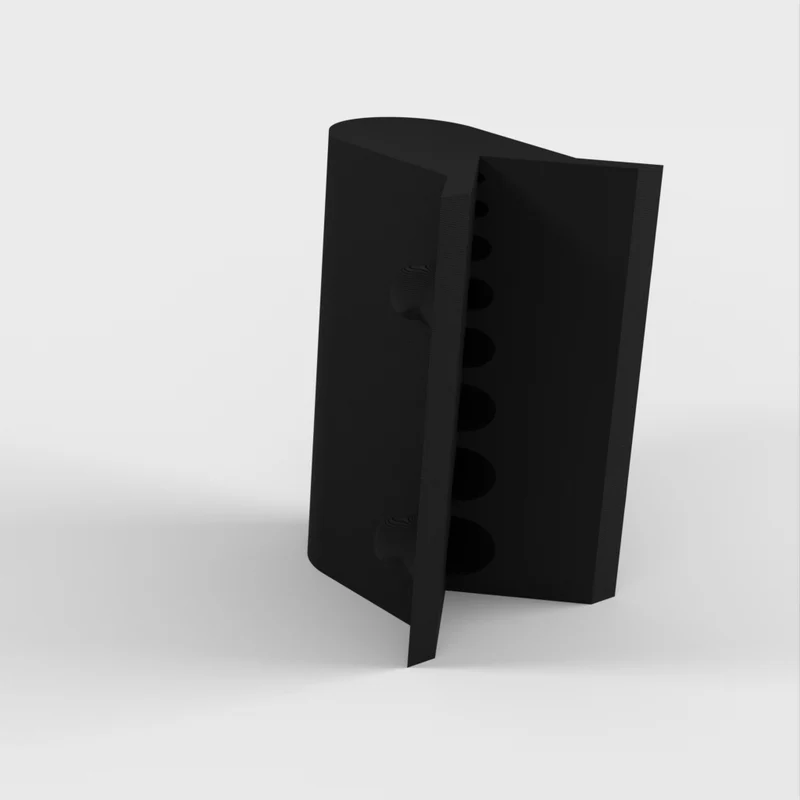 Guide de perçage pour tubes avec support pour forets de 1 à 8 mm