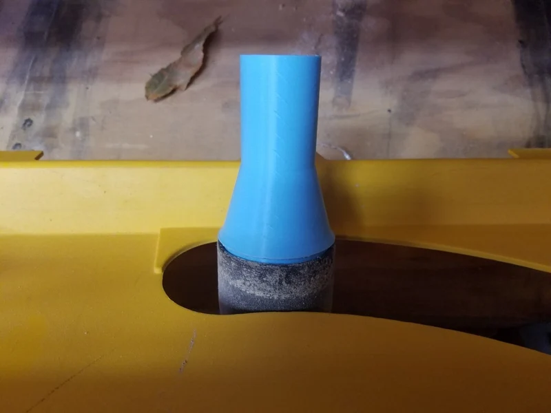 Collecteur de buse d'aspirateur pour scie à table Dewalt