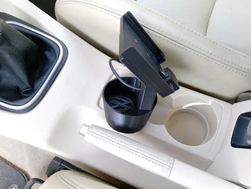 Porte-gobelet-support de téléphone pour VW Golf, EOS, Jetta, Scirocco et plus