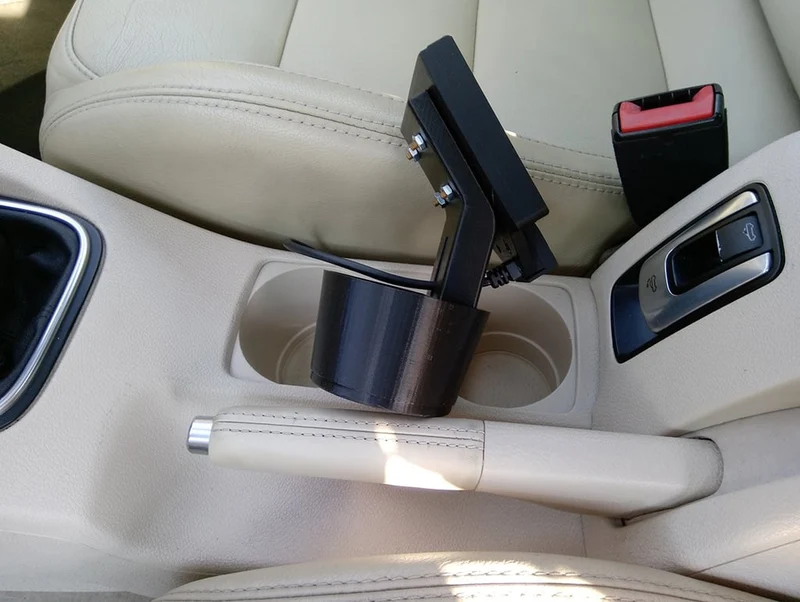 Porte-gobelet-support de téléphone pour VW Golf, EOS, Jetta, Scirocco et plus