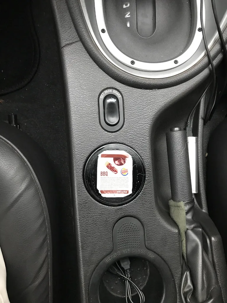 Insert de porte-gobelet de voiture et porte-sauce de restauration rapide