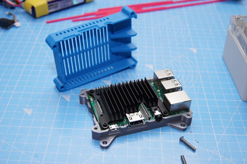 Kintaro Heatsink Compatible Raspberry Pi 3B Enclosure with Ventilation