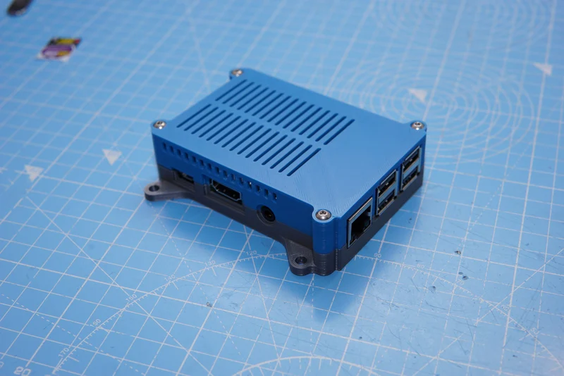 Kintaro Heatsink Compatible Raspberry Pi 3B Enclosure with Ventilation
