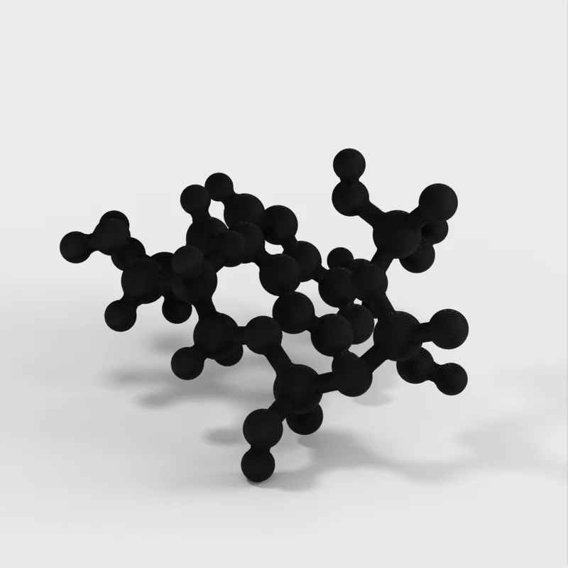 Modèle moléculaire - ATP (Adénine TriPhosphate) - Modèle à l'échelle atomique