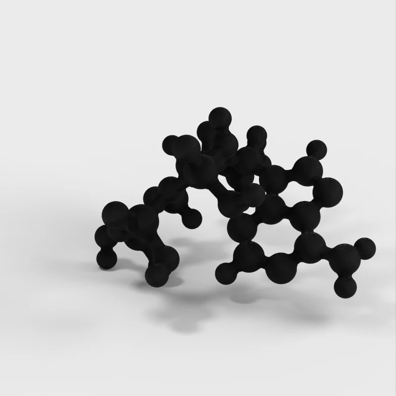 Modèle moléculaire - ATP (Adénine TriPhosphate) - Modèle à l'échelle atomique