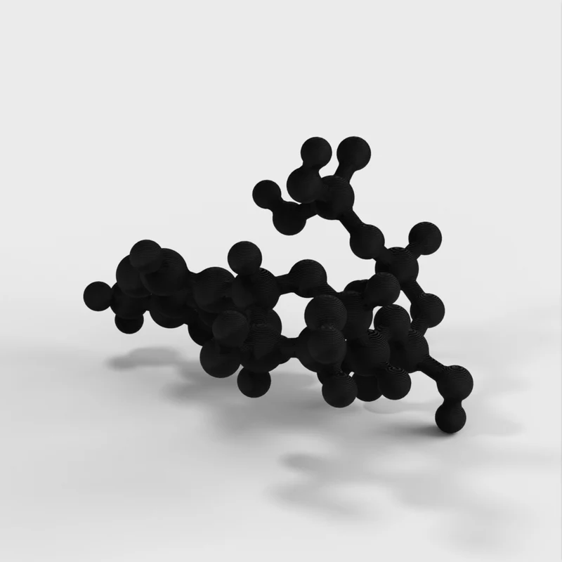 Modèle moléculaire - ATP (Adénine TriPhosphate) - Modèle à l'échelle atomique