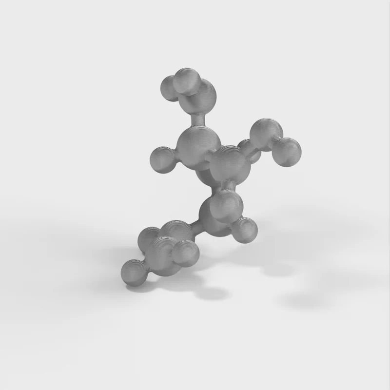 Modèle moléculaire - Glutamine - Modèle à l'échelle atomique