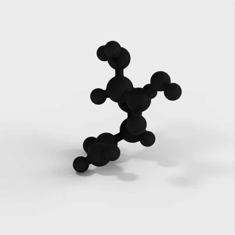 Modèle moléculaire - Glutamine - Modèle à l'échelle atomique