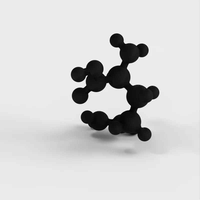 Modèle moléculaire - Glutamine - Modèle à l'échelle atomique