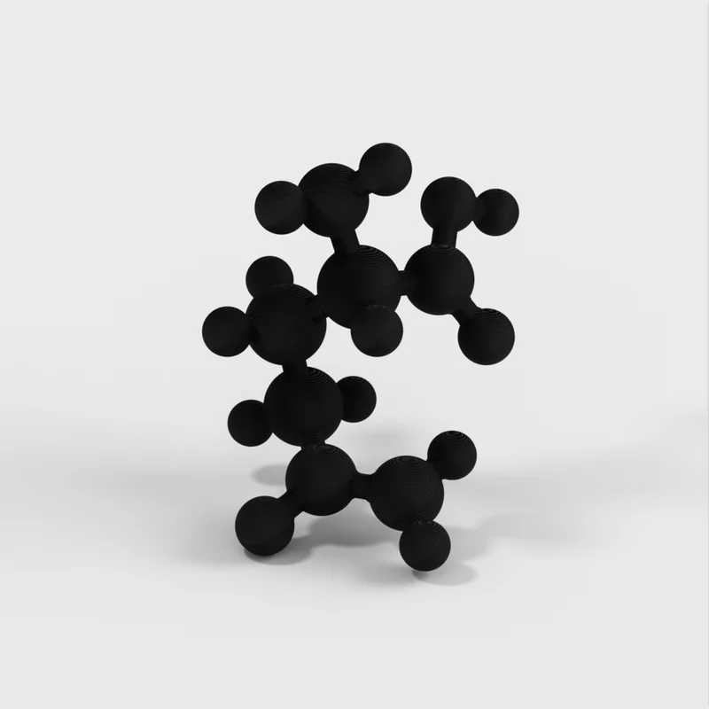 Modèle moléculaire - Glutamine - Modèle à l'échelle atomique