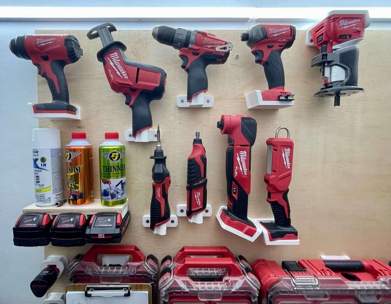 Support mural pour outil Milwaukee M12