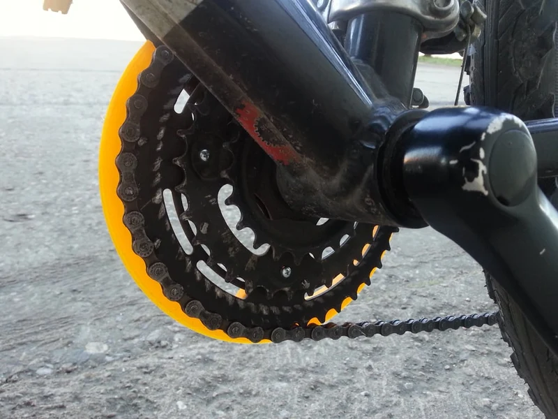 Protecteur de chaîne de vélo Shimano et écran