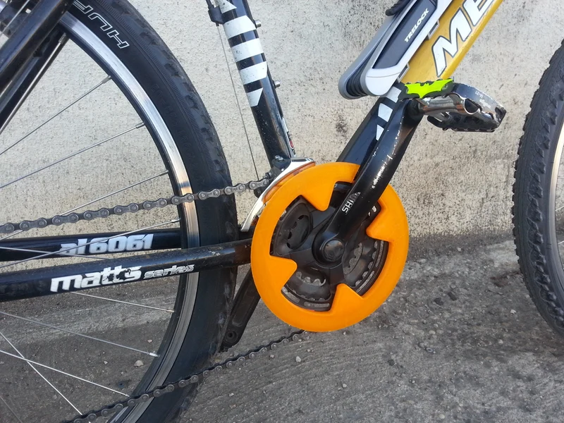 Protecteur de chaîne de vélo Shimano et écran
