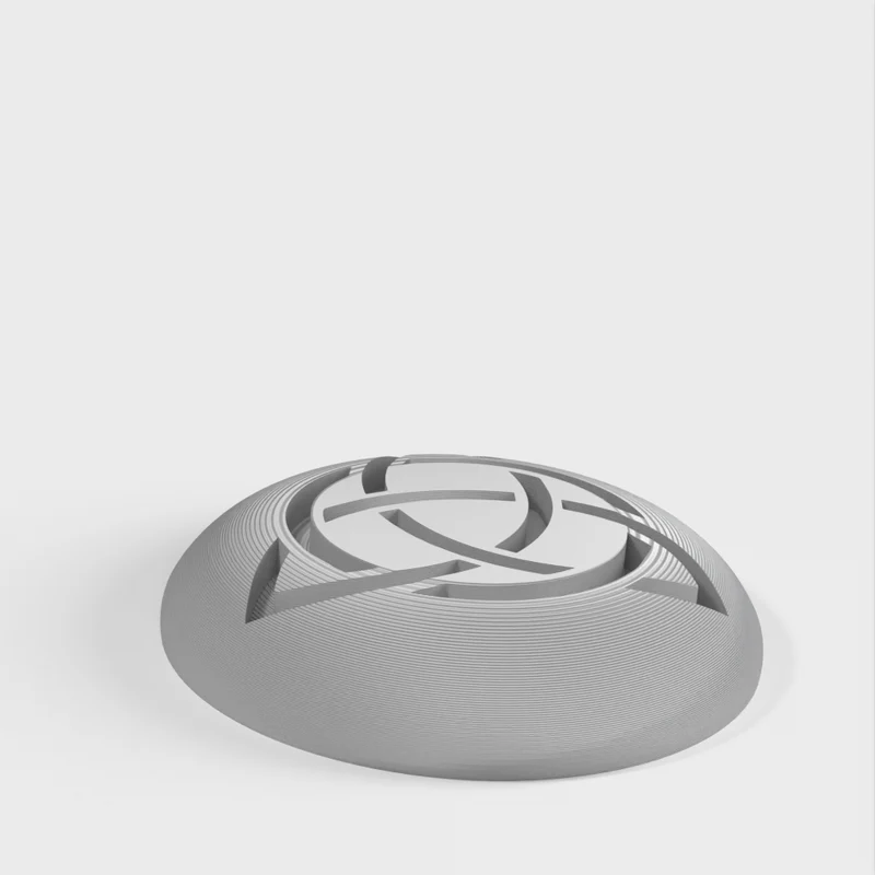 Bouton de tiroir Triquetra multicolore avec écrou M4