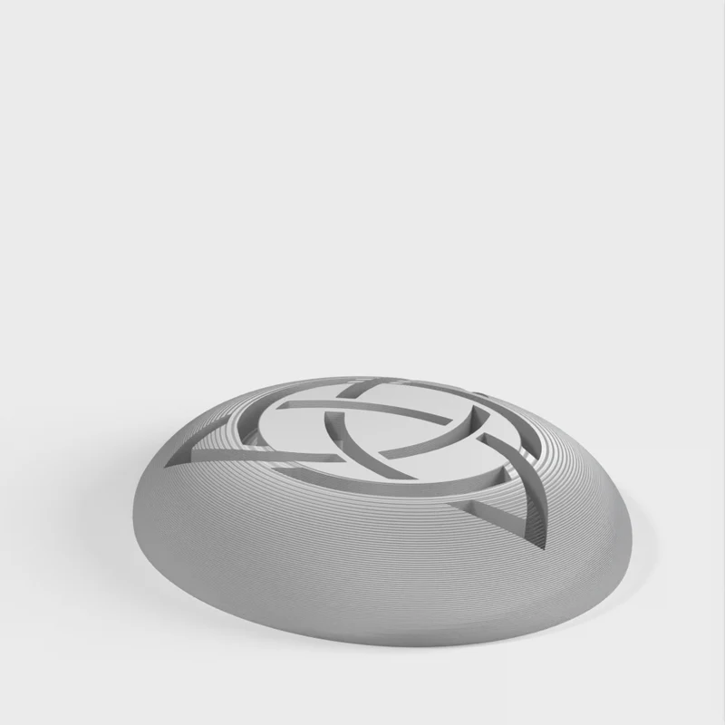 Bouton de tiroir Triquetra multicolore avec écrou M4