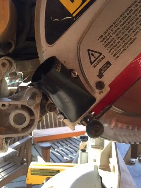 Buse de rechange pour scie à onglets DeWalt DW708 « extracteur de poussière »