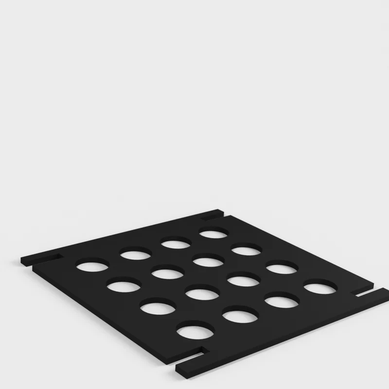 Porte-échantillon pour flacons de parfum avec trou de 9 mm