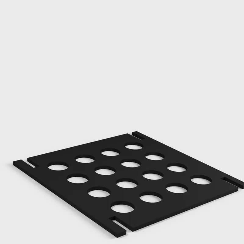 Porte-échantillon pour flacons de parfum avec trou de 9 mm