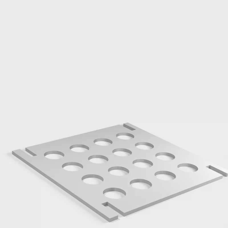 Porte-échantillon pour flacons de parfum avec trou de 9 mm