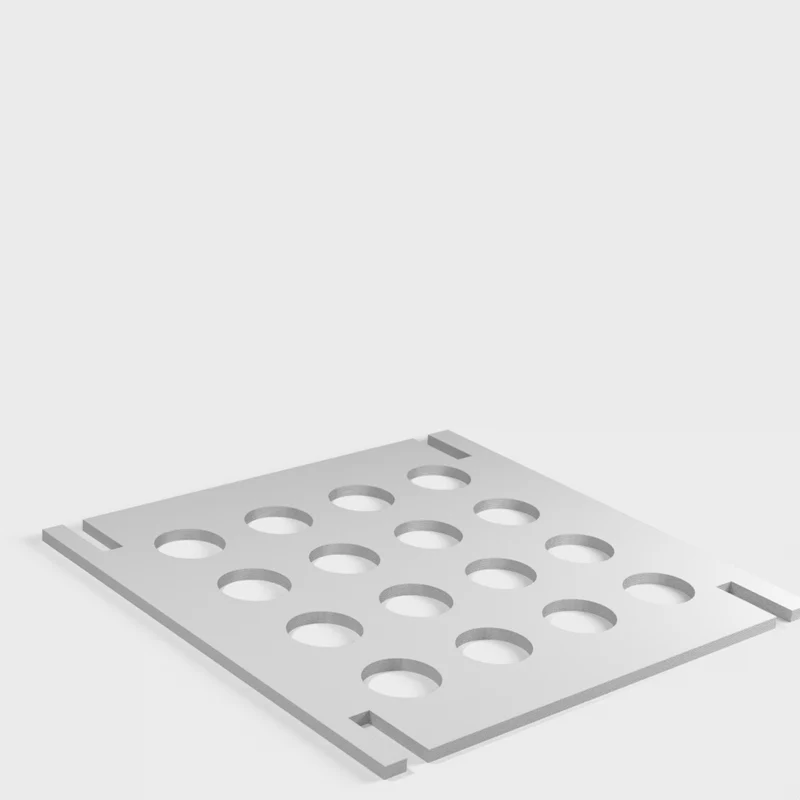 Porte-échantillon pour flacons de parfum avec trou de 9 mm