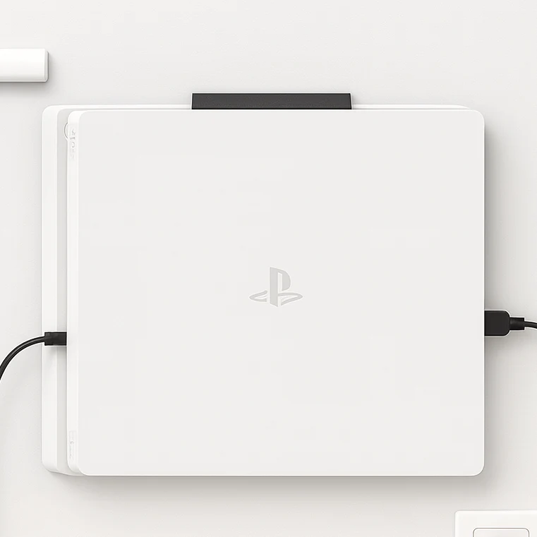 Support mural pour PS4 (PlayStation 4) Slim