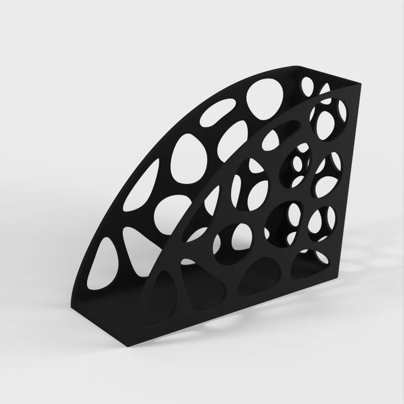Porte filtre à café avec schéma de Voronoï