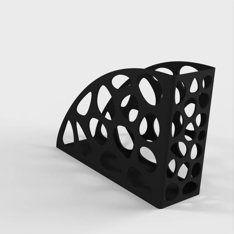Porte filtre à café avec schéma de Voronoï
